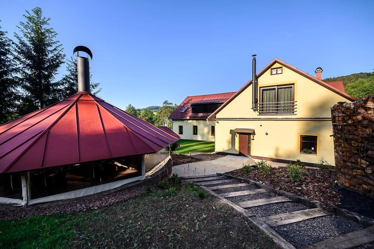 Chalupa Krenov 62 Bernsdorf Exterior foto